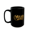 Milo's World Logo Black Mug — (15oz)