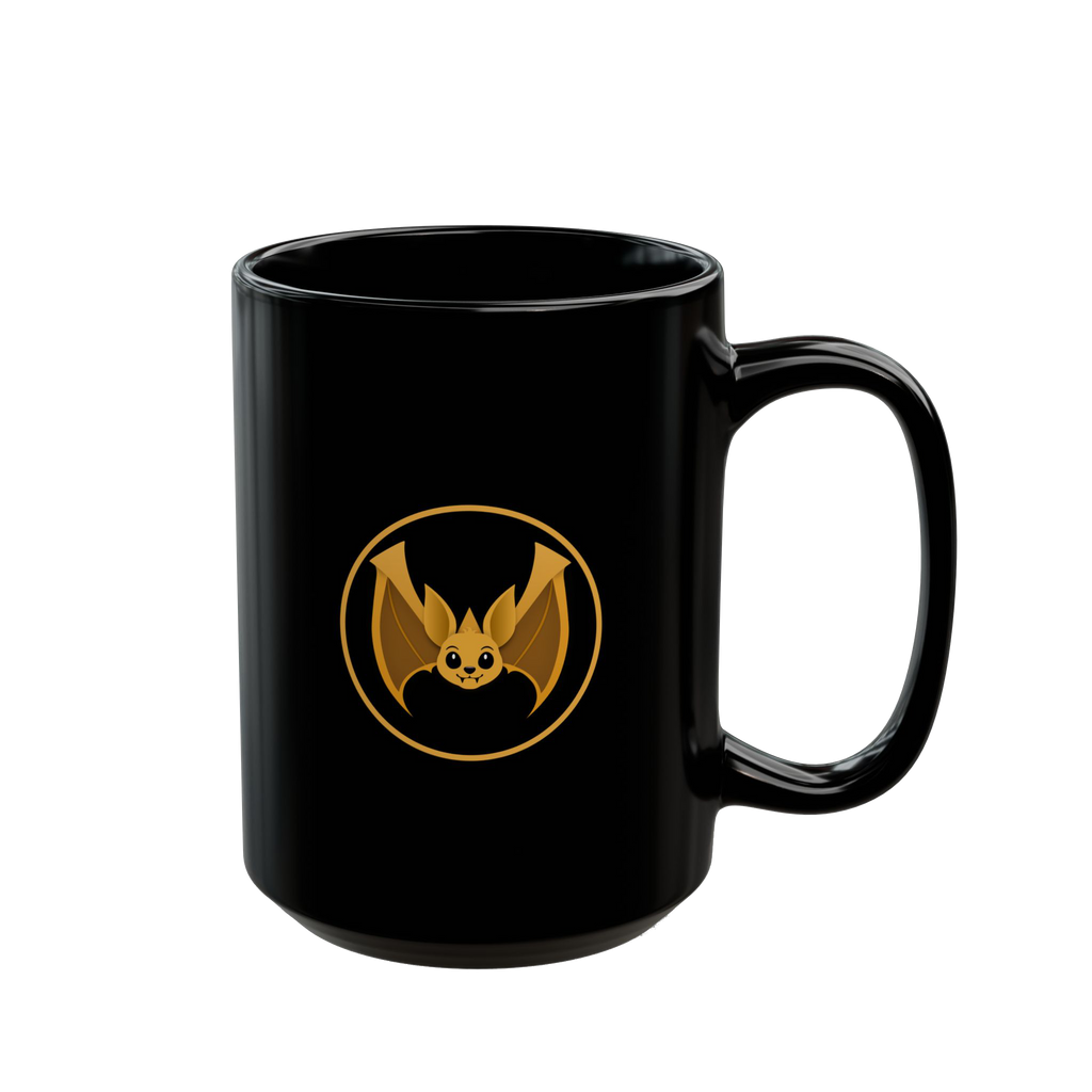Milo's World Logo Black Mug — (15oz)