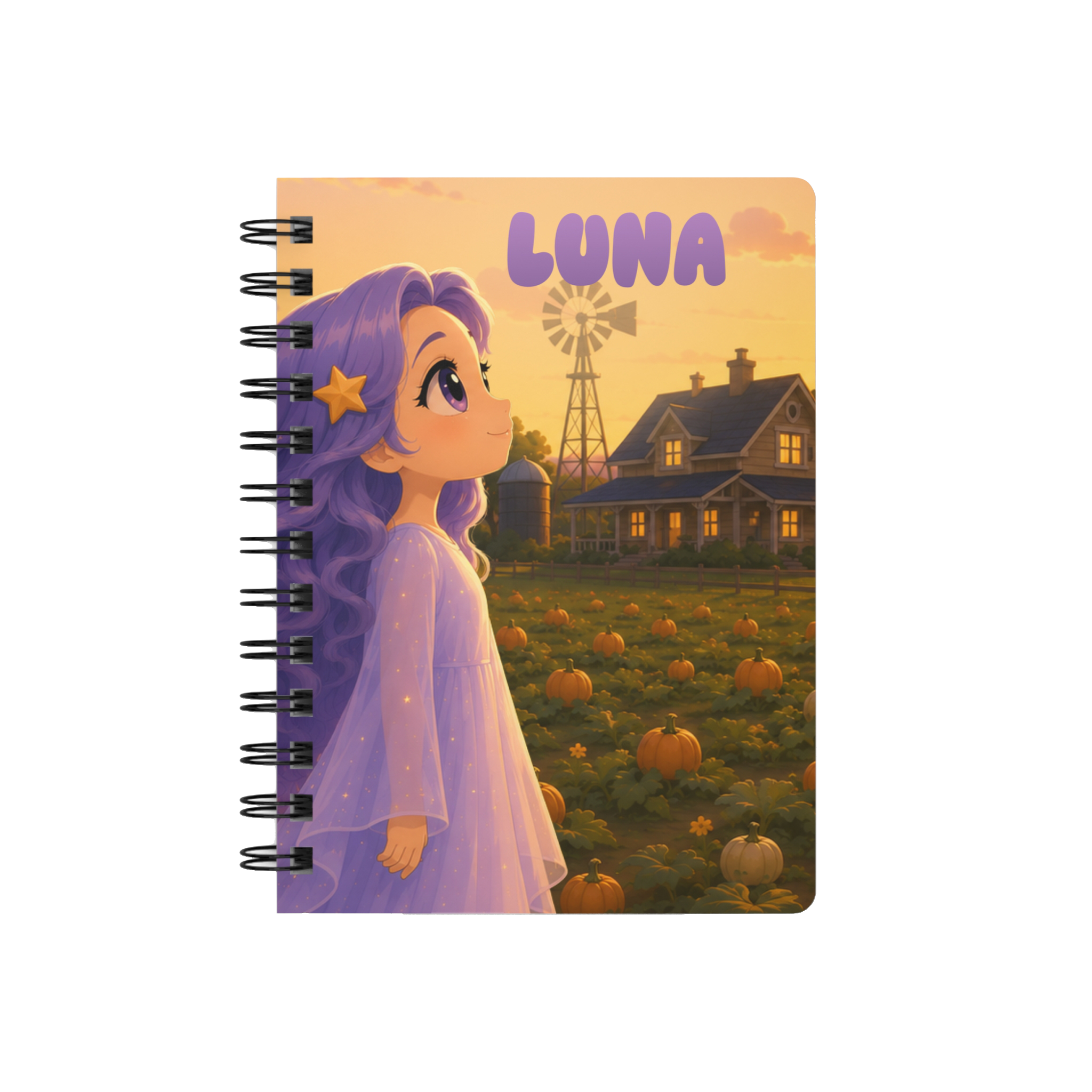 Luna Spiral Note book