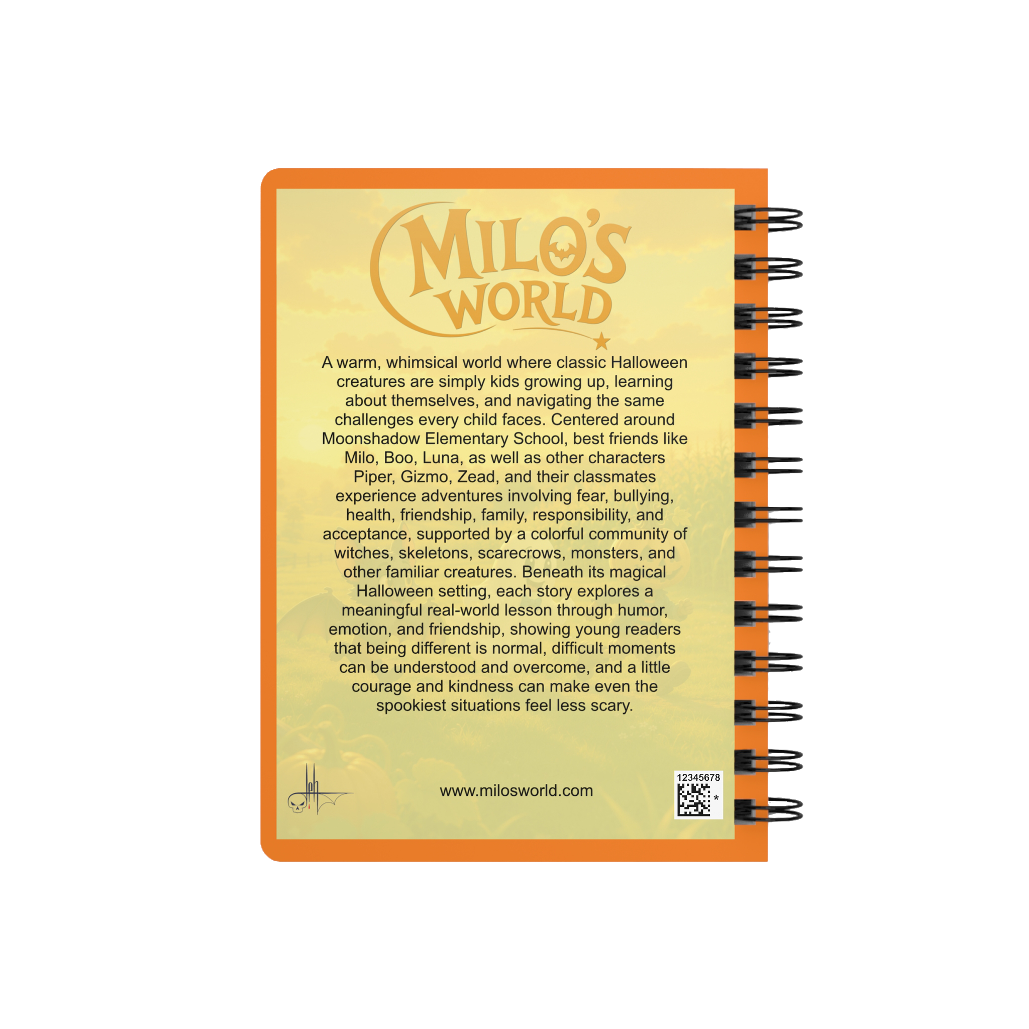 Piper Spiral Note book